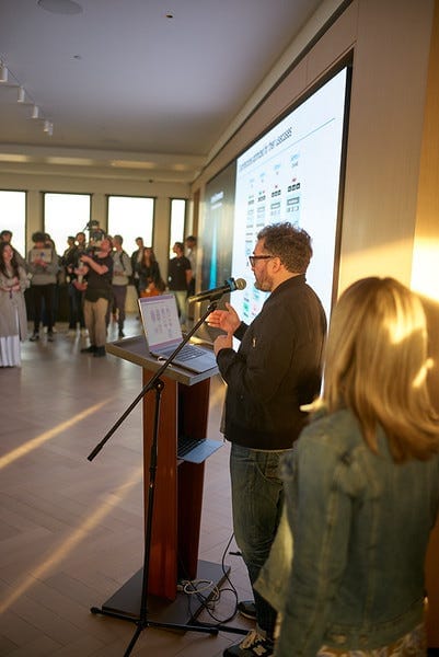 Image 3: Audience and conversations at the Gemma 4 launch
