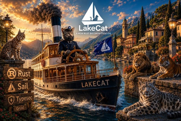LakeCat: a thin Iceberg REST catalog with governance, lineage, and proof built in